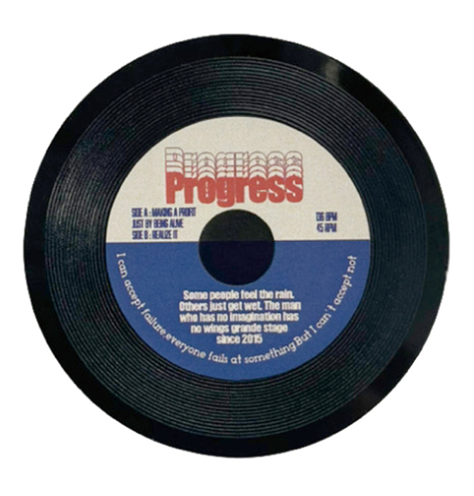 レコードバッジ