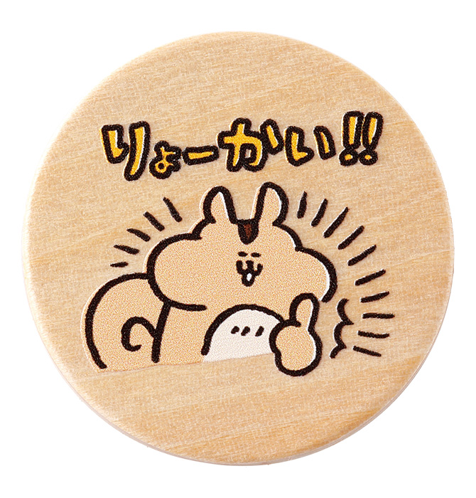 木製バッジ