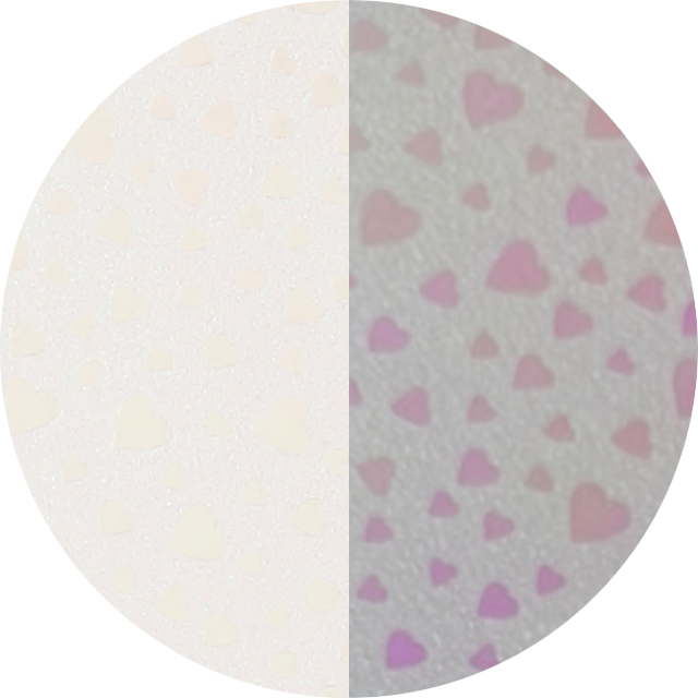 オーロラレッド ハート