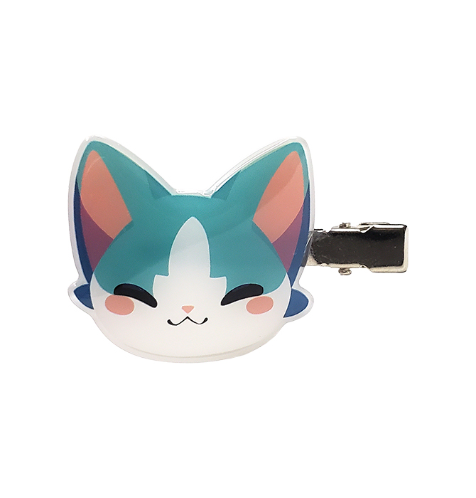 ぷっくり前髪クリップ