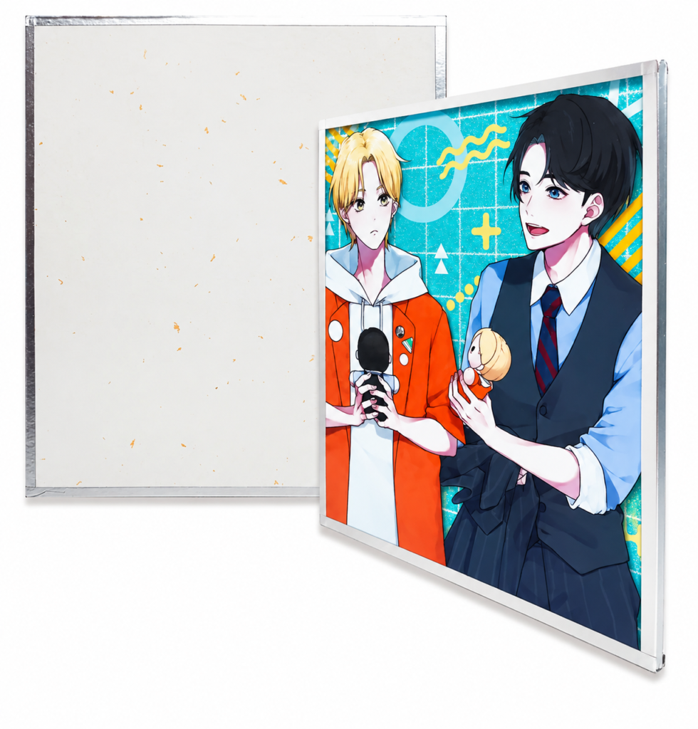 色紙×アクリルの存在感